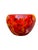 1970’s Lava Orange Red Glazed Ceramic Planter For Sale - Image 4 of 11