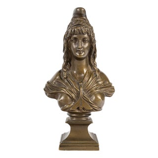 Sculpture of Marianne, Early 20th Century, Patinated Bronze For Sale