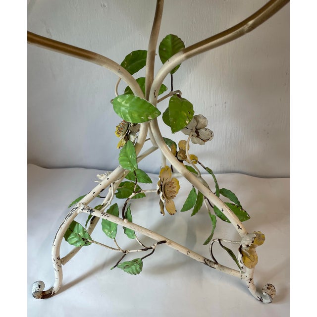 Vintage Italian Tole Table or Stool For Sale In Dallas - Image 6 of 12