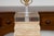 Wood Pair of Italian Midcentury Pyramidal Shaped Fragment Table Lamps with Lucite For Sale - Image 7 of 11
