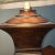 Bloomingdale's 1980s Bloomingdales Copper Patina Baluster Style Wood Table Lamp For Sale - Image 4 of 9