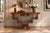 Vintage Art Deco Console Table with Geometric Design, 1950s For Sale - Image 13 of 13