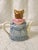 Cornflower Blue Cat Tea Set Japanese Otagiri Mrs Whiskers 4 Piece Kitchy Sugar Teapot Creamer Napkin Holder Wind in the Willows Style Quirky Kitchenware For Sale - Image 8 of 17