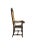 Wood Pair of Early 20th Century European High-Back Armchairs With Cane Seats, 54"h For Sale - Image 7 of 8