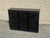 Industrial Late 20th Century Industrial Black Steel Nine-Door Glass-Front Apothecary or File Cabinet For Sale - Image 3 of 11