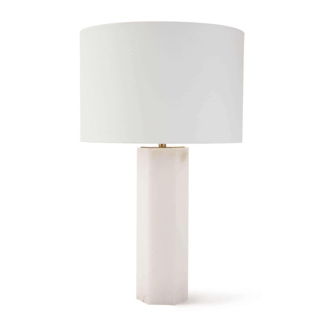 Stone Regina Andrew Stella Alabaster Table Lamp For Sale - Image 7 of 7