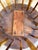 Antique English Tortoiseshell Bamboo Side Table, Woven Rush Top For Sale - Image 4 of 12