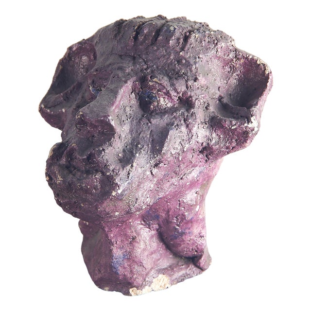 Adriano Tuninetto, Sculpture of Head, 1960s, Terracotta For Sale