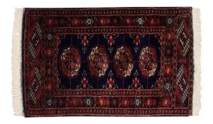 Vintage Fine Bokhara Rug Mat - 2'1" X 3'1"