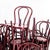 Dark Mahogany Hoop Back Bentwood Dining Chairs, 1980s, Set of 6 For Sale - Image 3 of 12