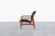 Wood Danish Modern Fd-136 Teak and Leather Lounge Chair by Finn Juhl for France and Son For Sale - Image 7 of 14