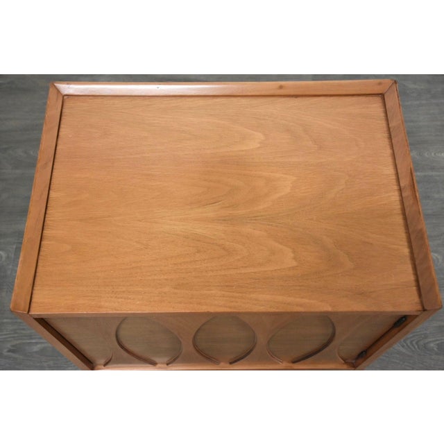 1960s 1960s Mid Century Modern Walnut Nightstand For Sale - Image 5 of 8
