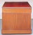 Wood Large English Pedestal Desk of Mahogany For Sale - Image 7 of 13