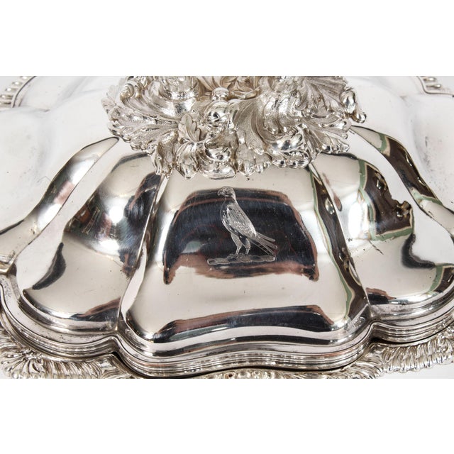 Antique English Sheffield Entree Dishes, 18th Century, Set of 2 For Sale - Image 12 of 18