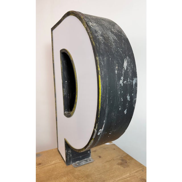 Large Vintage Illuminated Advertising Letter P, 1960s For Sale - Image 9 of 17