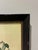Vintage French Ambrette D’Été Botanical Pear Print in Distressed Black & Gold Frame For Sale - Image 4 of 5