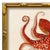 Various Artists Contemporary Reproduction of Vintage "Red Octopus" Giclee Print, Framed For Sale - Image 4 of 4