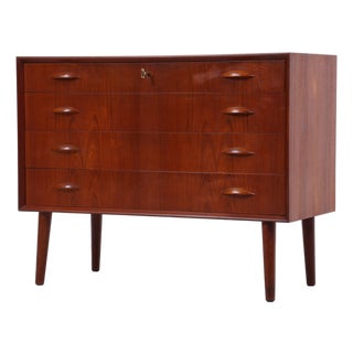 Vintage Danish Teak Chest of Drawers by Johannes Sorth, 1960s For Sale