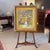Mid 20th Century Mid 20th Century Floral Still-Life Oil on Canvas in Gold Frame, Signed Vargas For Sale - Image 5 of 12
