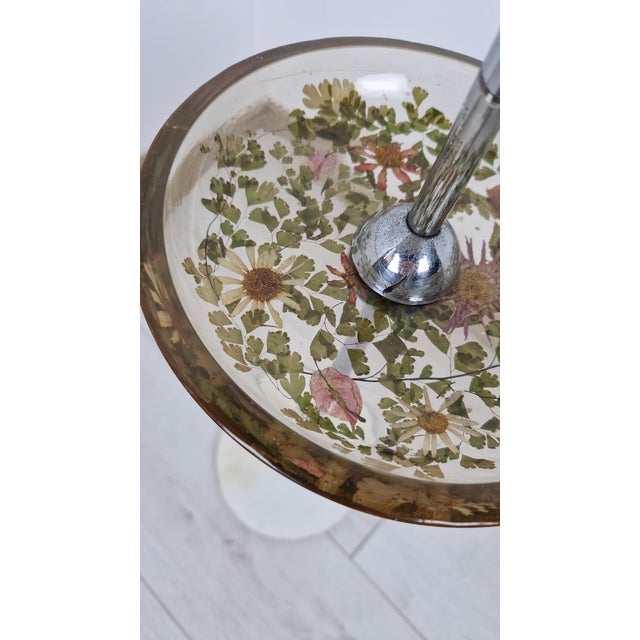 Metal Vintage Ashtray in Chromed Brass with Resin Tray, 1960s For Sale - Image 7 of 10