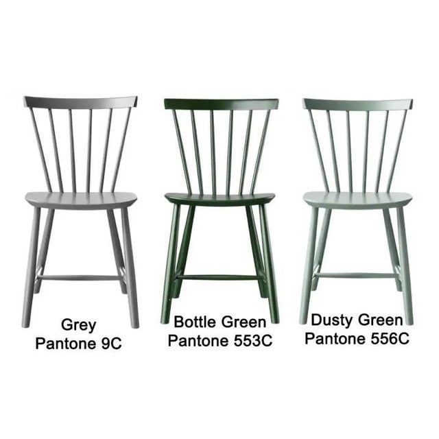 Rustic Dark Blue J46 Chair from FDB Møbler For Sale - Image 3 of 18