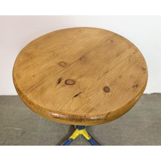 Vintage Industrial Workshop Stool, 1960s For Sale - Image 13 of 14