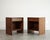 A refined example of American modernism, this rare pair of “Thin-Line” nightstands by T.H. Robsjohn-Gibbings for Widdicomb...
