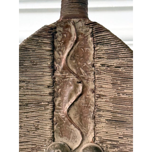 Bronze Kota Reliquary Figure Sculpture Mahongwe People Gabon For Sale - Image 8 of 16