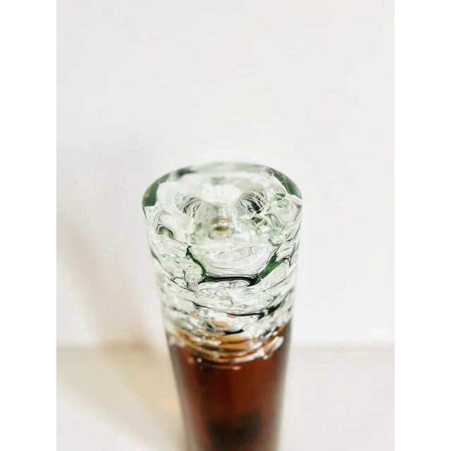 1960s Glass Vase Whirpool by Frantisek Vizner, Skrdlovice, 1968 For Sale - Image 5 of 8