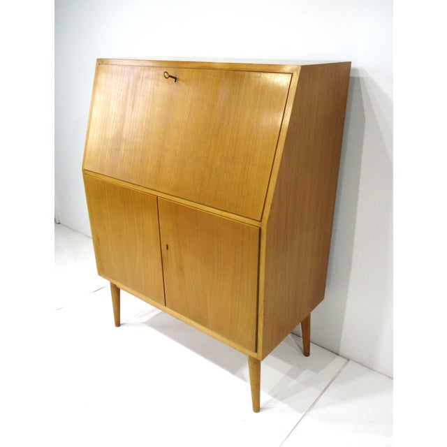 WK Möbel Helmut Magg 1950's Desk for Wk Mobel Germany in the Style of Alvar Aalto For Sale - Image 4 of 15