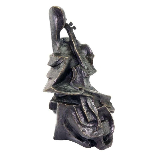 After Otto Gutfreund, Cello Player, 1913, Bronze For Sale - Image 4 of 10