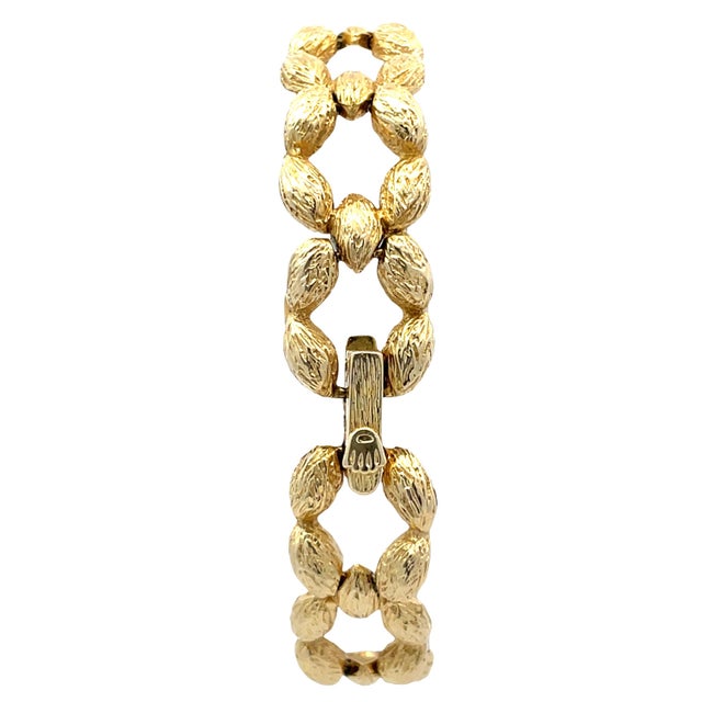 Metal Rolex Ladies Vintage Wrist Watch 14k Yellow Gold Bracelet-1950s For Sale - Image 7 of 8