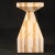 Mosaic Pedestal Table, Solid Cherry and Maple Hard Wood, Artisan Crafted (Sn2523) For Sale - Image 4 of 14