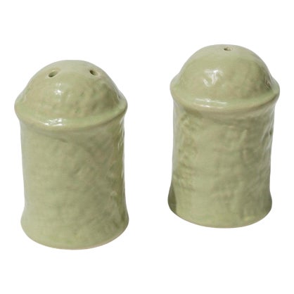 Vintage Salt and Pepper Shakers in Mint Ceramic, 1970s, Set of 2 For Sale