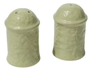 Vintage Salt and Pepper Shakers in Mint Ceramic, 1970s, Set of 2