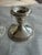 Pair of Vintage Weighted Sterling Silver Candlesticks | Reeded Bases | 3” Tall For Sale - Image 4 of 6