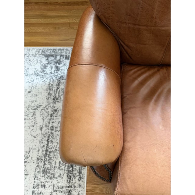 Animal Skin Bradington Young Leather Recliner For Sale - Image 7 of 11