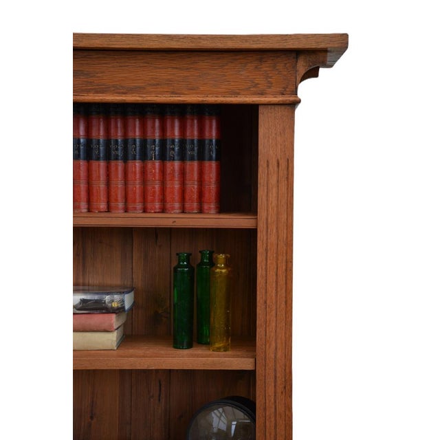 Arts and Crafts Oak Open Bookcase, 1900 For Sale - Image 9 of 16