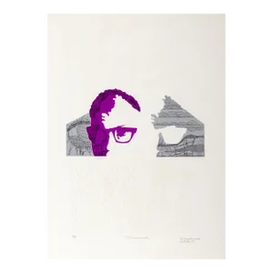 Roberto De Lamonica, O Pensamiento, Etching