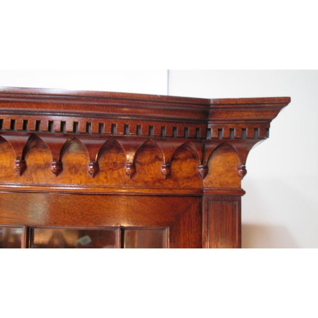 Mahogany Display Cabinet by Joseph Gerte of Boston For Sale - Image 4 of 12