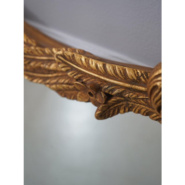 Friedman Brothers Large Louis XV Gold Gilt Wall Mirror For Sale - Image 9 of 13