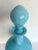 Here is a STUNNER of a piece from the early 1900's made by Portieux Vallerysthal in hand-blown opaline blue glass. Please...