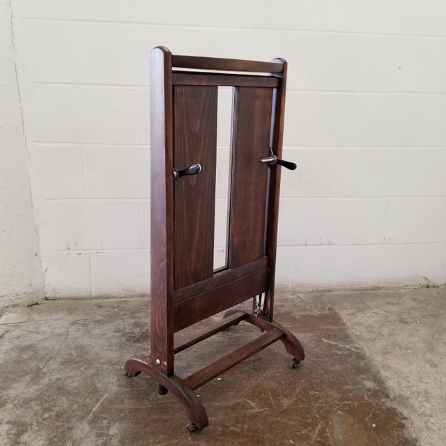 Mid Century Modern Italian Walnut Trouser Press Chairish