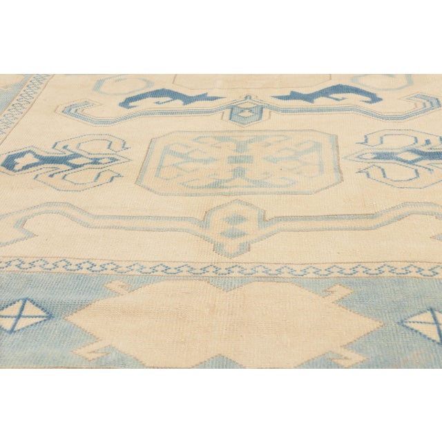 Late 20th Century Vintage Turkish Oushak Rug, 05'08 X 06'10 For Sale - Image 5 of 10