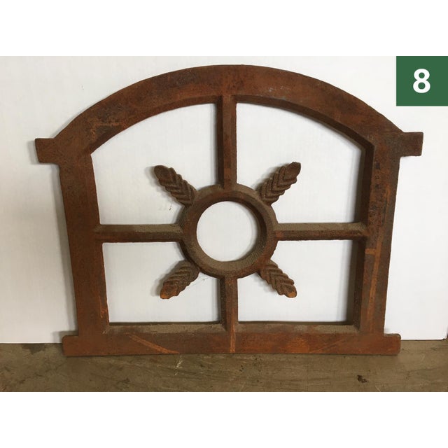 Cast Iron Farmhouse Window Frame For Sale - Image 6 of 6