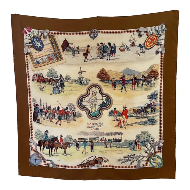 Hermès Le Royal Et Ancien Jeu De Golf 1986 Philippe Ledoux For Sale