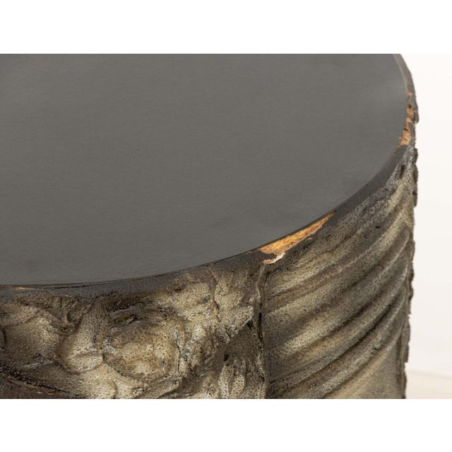 1970s Adrian Pearsall "Goop" Brutalist Circular Side Table For Sale - Image 5 of 7