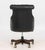 Black Chesterfield Black Leather Executive Chair For Sale - Image 8 of 9