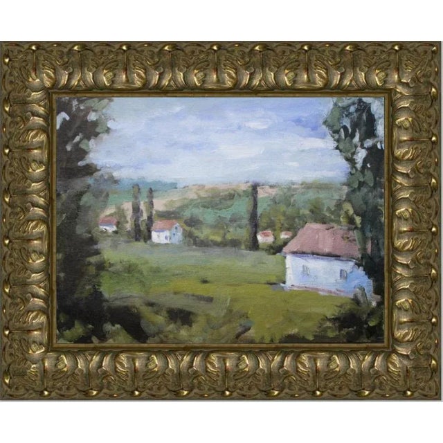 The Villa View (Original Impressionist Oil Landscape) For Sale In Reno/Lake Tahoe - Image 6 of 12