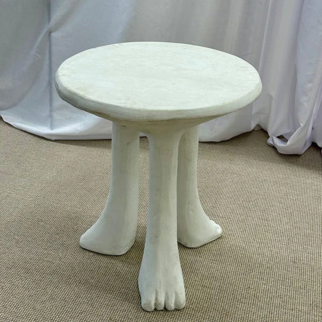 1980s Vintage Mid-Century Modern John Dickinson Africa Side / End Table, Artist Signed For Sale - Image 5 of 13